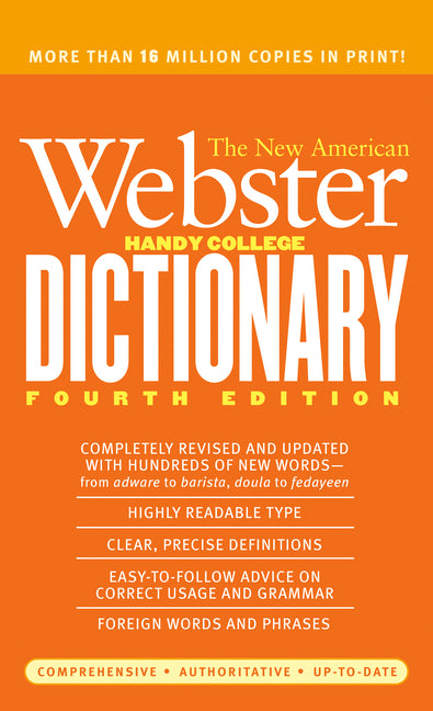 The New American Webster Handy College Dictionary: Fourth Edition by Morehead, Philip D.