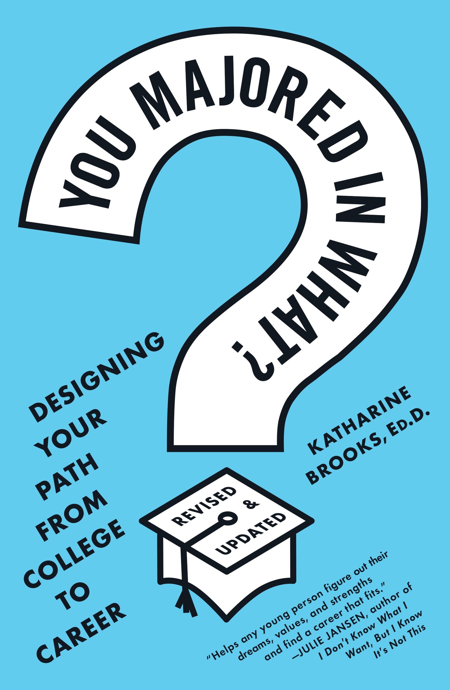 You Majored in What?: Designing Your Path from College to Career by Brooks, Katharine. ISBN 9780452296008.