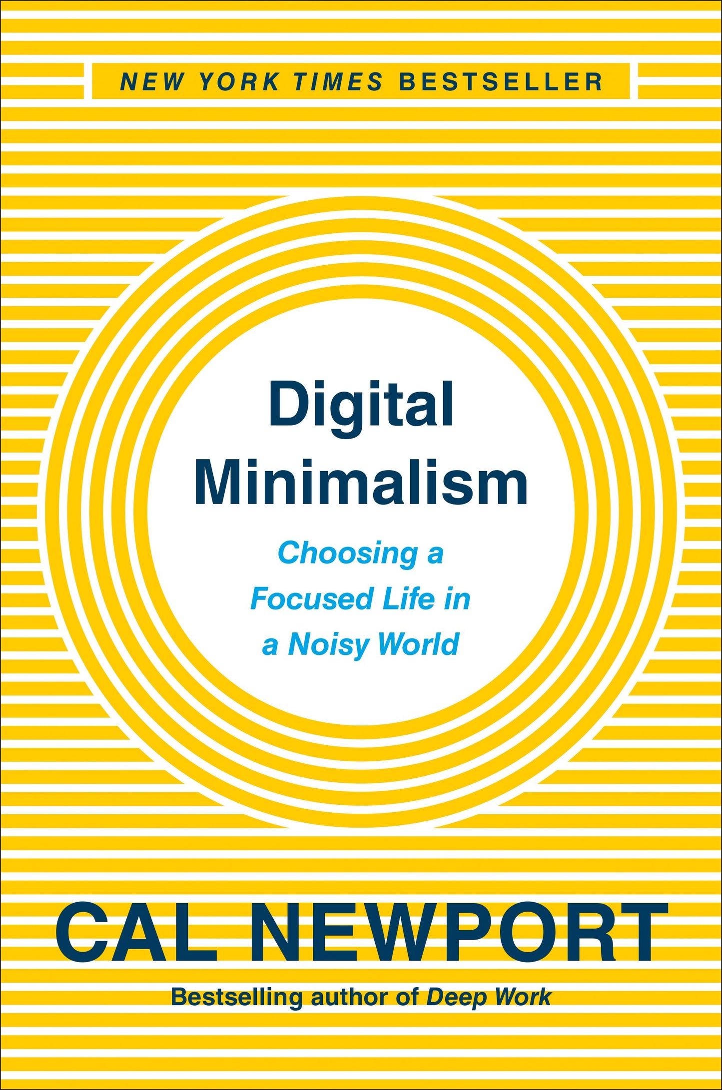 Digital Minimalism: Choosing a Focused Life in a Noisy World by Newport, Cal. ISBN 9780525536512.