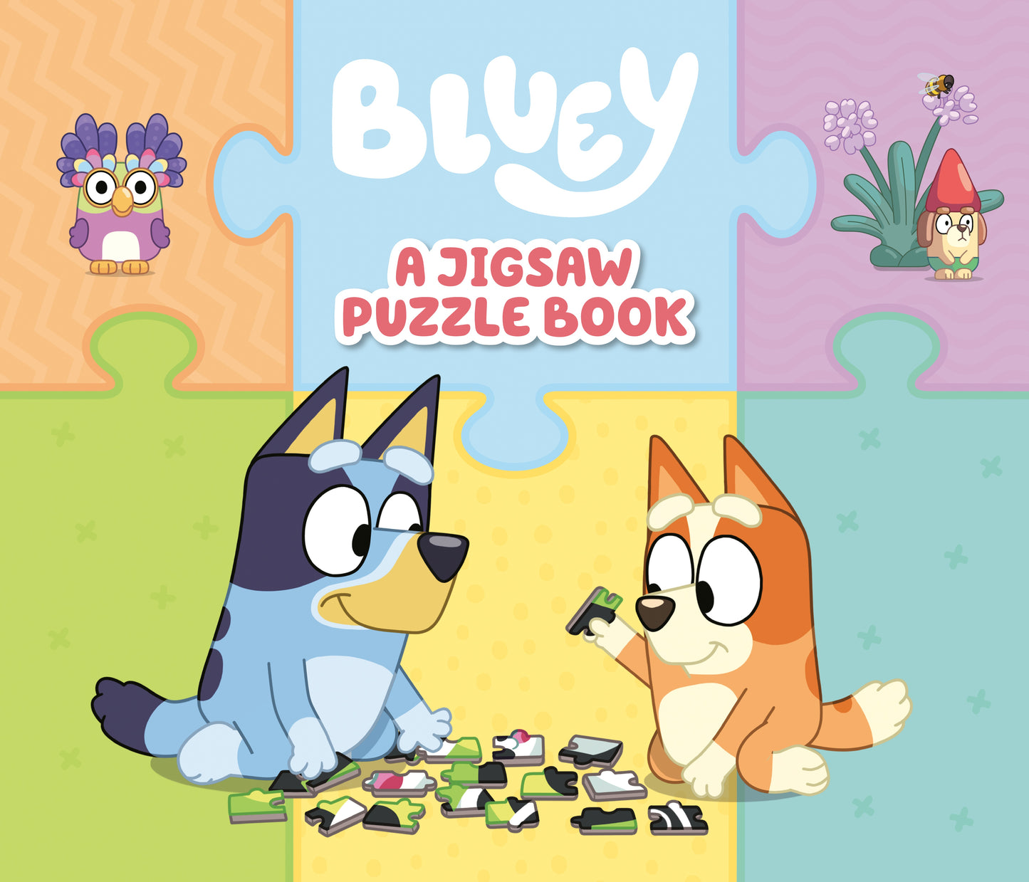 Bluey: A Jigsaw Puzzle Book: Includes 4 Double-Sided Puzzles. ISBN 9780593752319.