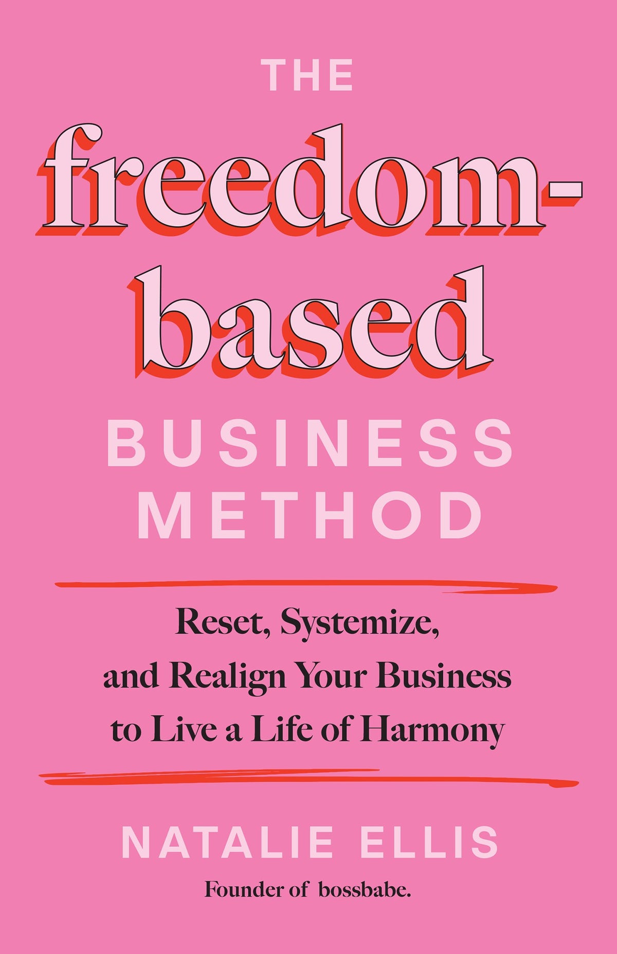 The Freedom-Based Business Method: Reset, Systemize, and Realign Your Business to Live a Life of Harmony by Ellis, Natalie. ISBN 9781401997373.