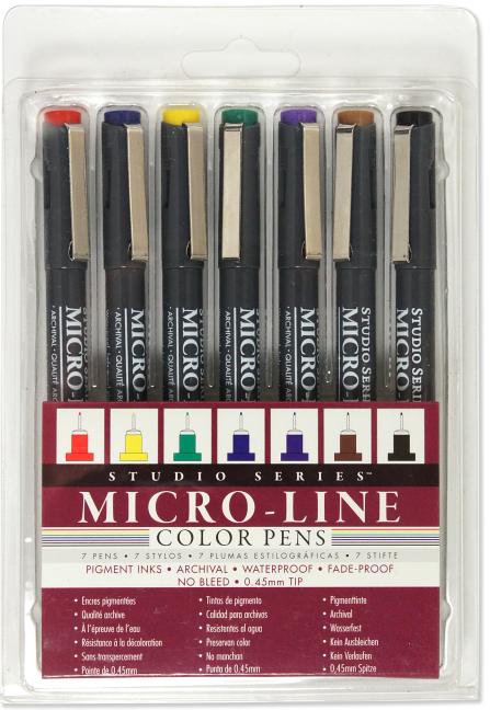 Studio Series Microline Color Pens by Peter Pauper Press, Inc. ISBN 9781441316769.