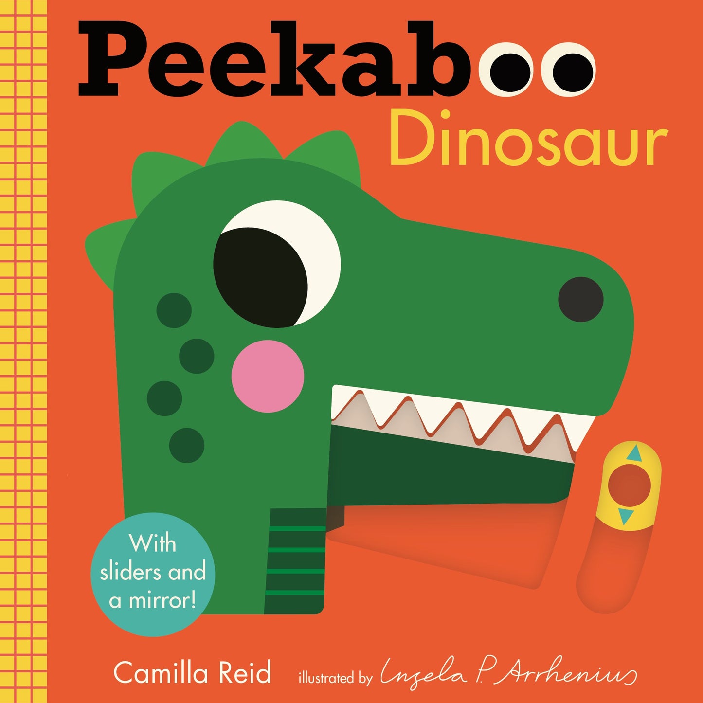 Peekaboo: Dinosaur: (An Interactive Board Book for Babies & Toddlers with Mirror & Sliders to Push, Pull, or Turn. Cute Artwork Includes Friendly Dino by Arrhenius, Ingela P.. ISBN 9781536241464.