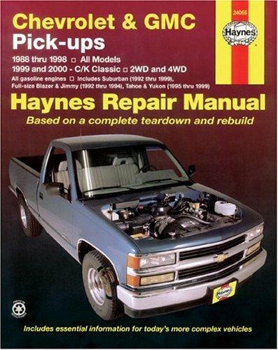 Chevrolet & GMC Pick-Ups 1988-20 & Suburban, Blazer, Jimmy, Tahoo & Yukon 1992-00 by Haynes, J. H.. ISBN 9781563924262.