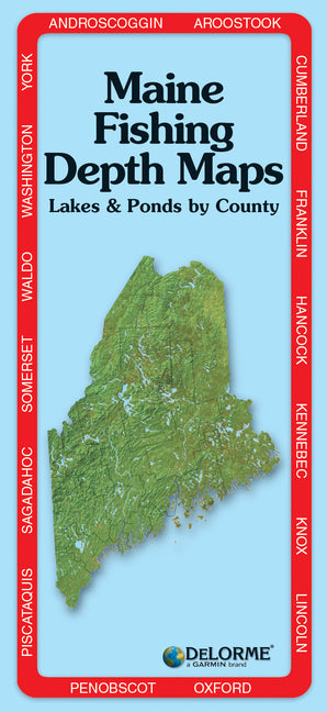 Delorme Atlas Maine Fishing Depths by Delorme