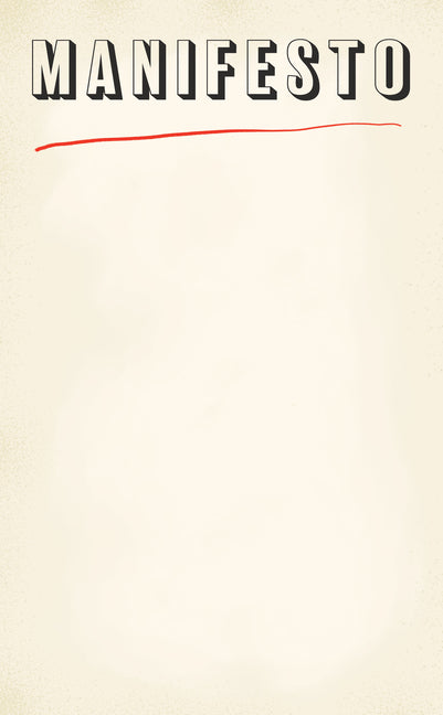 Manifesto Journal by Writers, Paperback