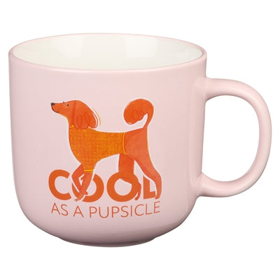 The Fur Side Coffee Mug for Dog Lovers, Cool as a Pupsicle Ceramic by Christian Art Gifts
