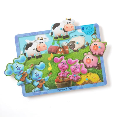 Blues Clues & You Wooden Musical Farm Sound Puzzle - 6 Pieces by Melissa & Doug