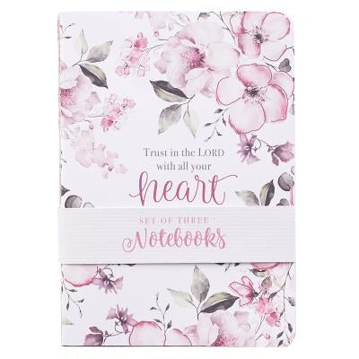 Notebooks Set Medium Trust in the Lord by Christian Art Gifts