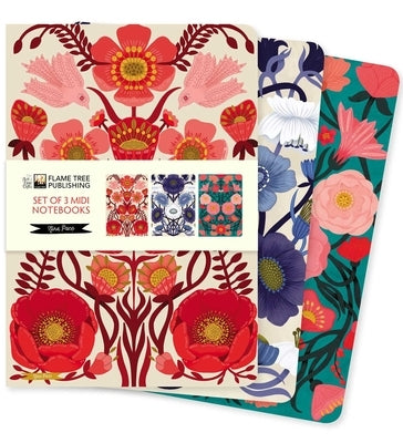 Nina Pace Set of 3 MIDI Notebooks by Flame Tree Studio