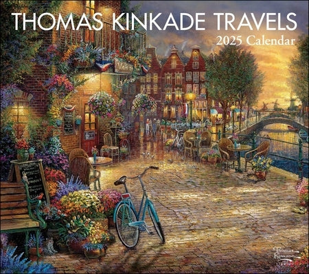 Thomas Kinkade Travels 2025 Deluxe Wall Calendar by Kinkade, Thomas