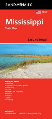 Rand McNally Easy to Read: Mississippi State Map by Rand McNally