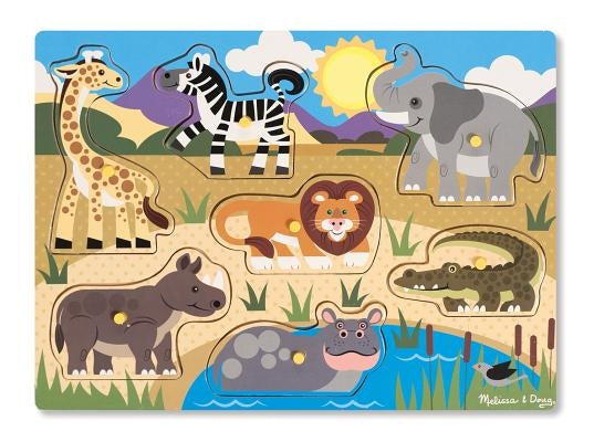 Safari Peg Puzzle by Melissa & Doug