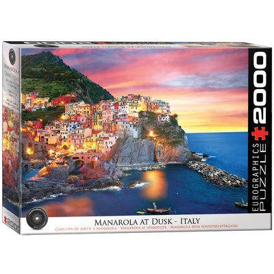 Manarola at Dusk, Italy by Eurographics