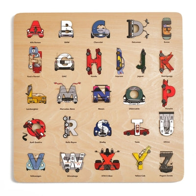 Car Legends Wooden Alphabet Puzzle by Feiner, Beck