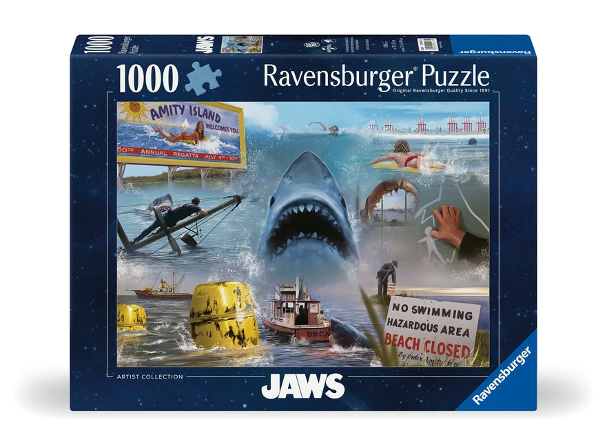 Jaws 1000 Piece Puzzle by Ravensburger