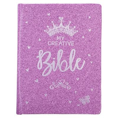 My Creative Bible Purple Glitter Hardcover by