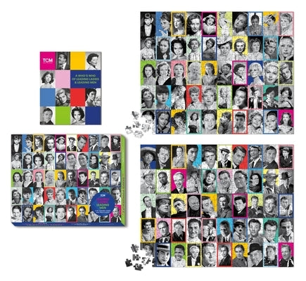 Turner Classic Movies: Leading Ladies/Leading Men 2-In-1 Doubled-Sided 500-Piece Puzzle by Duralde, Alonso