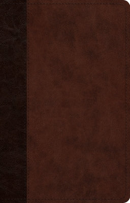 ESV Large Print Thinline Reference Bible (Trutone, Brown/Walnut, Timeless Design) by