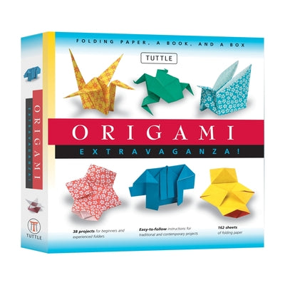 Origami Extravaganza! Folding Paper, a Book, and a Box: Origami Kit Includes Origami Book, 38 Fun Projects and 162 Origami Papers: Great for Both Kids by Tuttle Studio