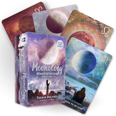 Moonology Manifestation Oracle: A 48-Card Moon Astrology Oracle Deck and Guidebook by Boland, Yasmin