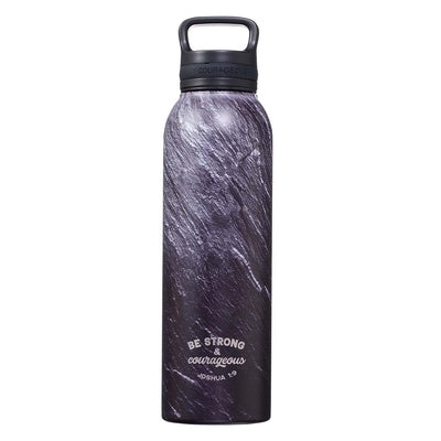 Stainless Steel Water Bottle Be Strong & Courageous Joshua 1:9 by