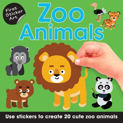 First Sticker Art: Zoo Animals: Use Stickers to Create 20 Cute Zoo Animals by Savva, Ksenya