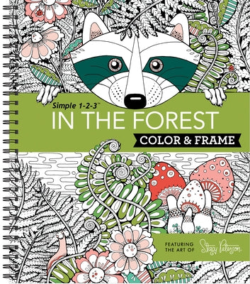 Color & Frame - In the Forest (Adult Coloring Book) by New Seasons