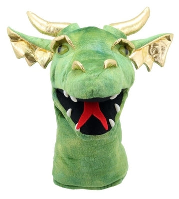 Large Head Dragon (Green) Hand Puppet: Dragon (Green)
