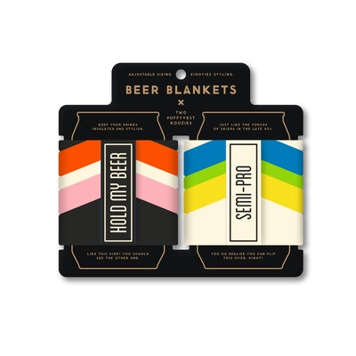 Hold My Beer Puffyvest Koozie Set by Brass Monkey