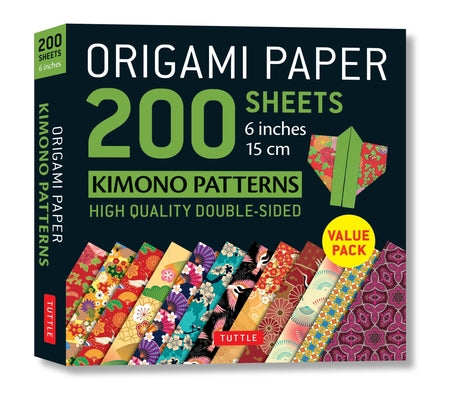 Origami Paper 200 Sheets Kimono Patterns 6 (15 CM): Tuttle Origami Paper: Double-Sided Origami Sheets Printed with 12 Patterns (Instructions for 6 Pro by Tuttle Studio
