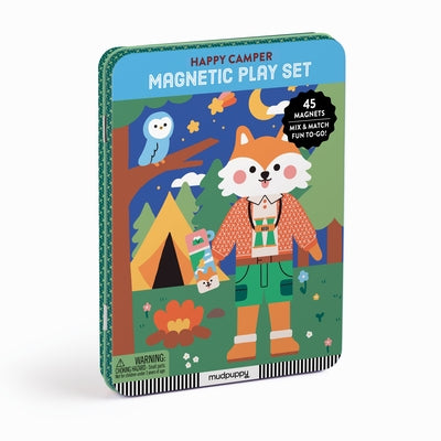 Happy Camper Magnetic Play Set by Mudpuppy, Illustrated By