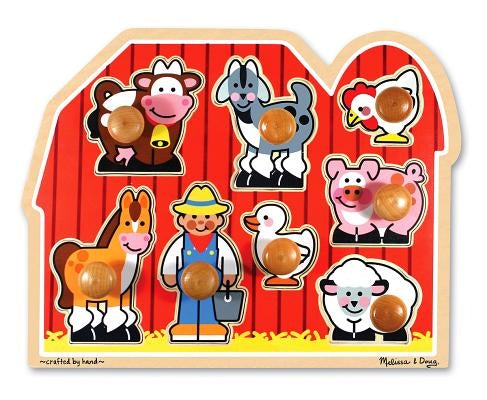 Large Farm Jumbo Knob by Melissa & Doug