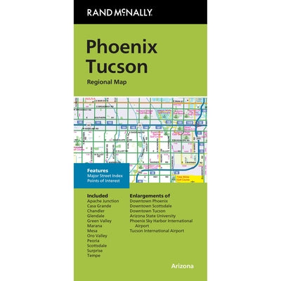 Rand McNally Rand McNally Folded Map: Phoenix Tucson Regional Map by Rand McNally