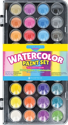 Studio Series Junior Watercolor Paint Set (Set of 36 Colors) by Peter Pauper Press