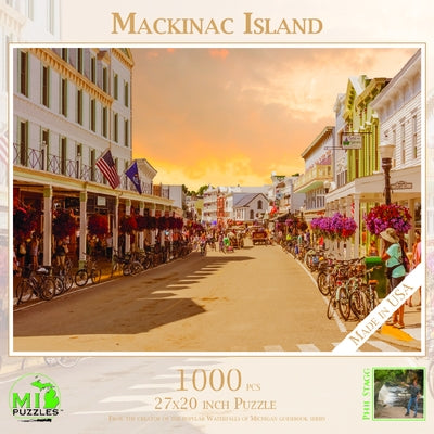 Mackinac Island - Downtown - 1000 Piece Jigsaw Puzzle by