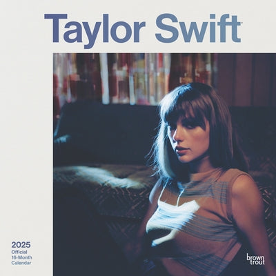 Taylor Swift Official 2025 12 X 24 Inch Monthly Square Wall Calendar Plastic-Free by Browntrout