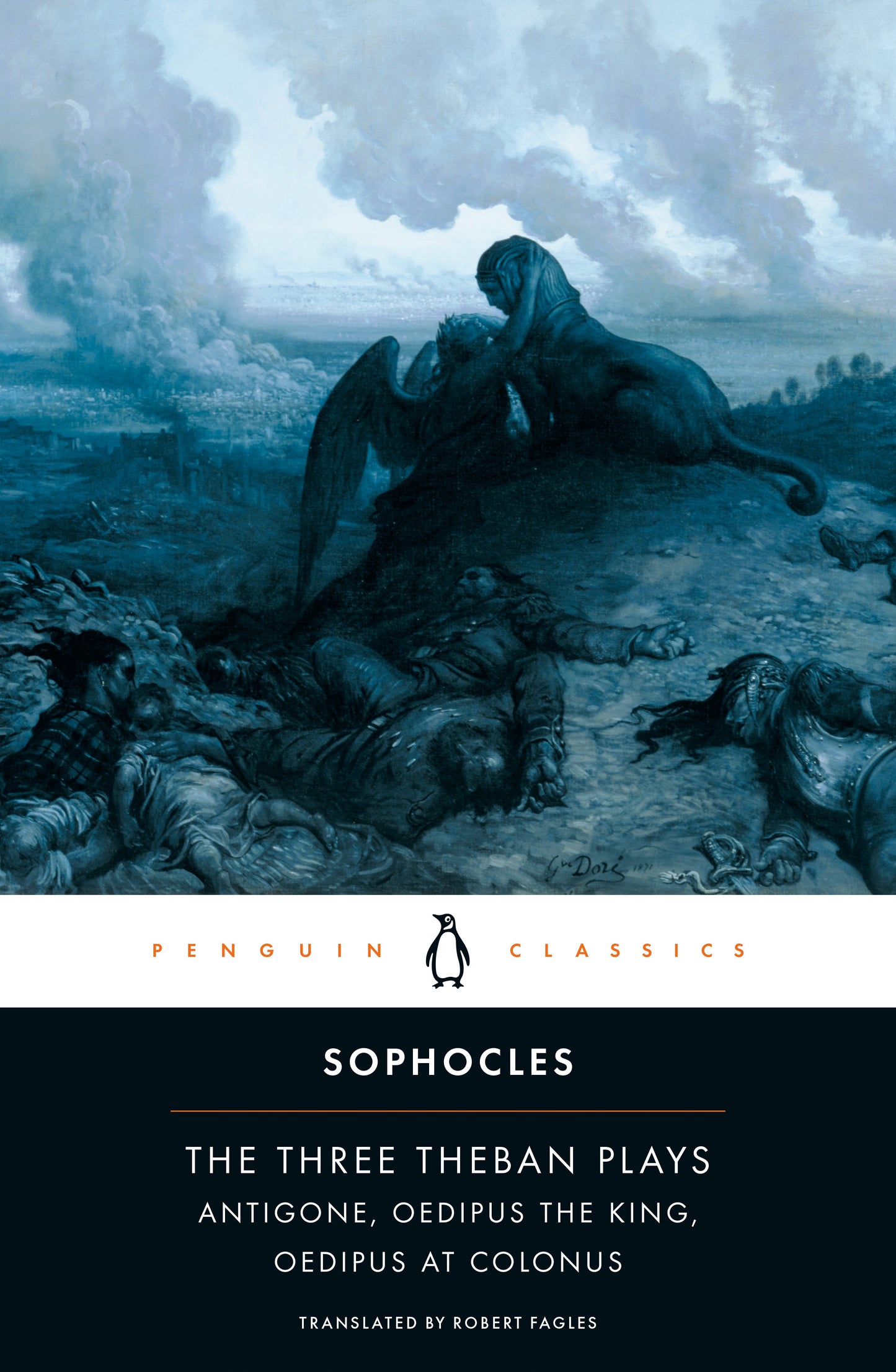 The Three Theban Plays: Antigone; Oedipus the King; Oedipus at Colonus by Sophocle. ISBN 9780140444254.