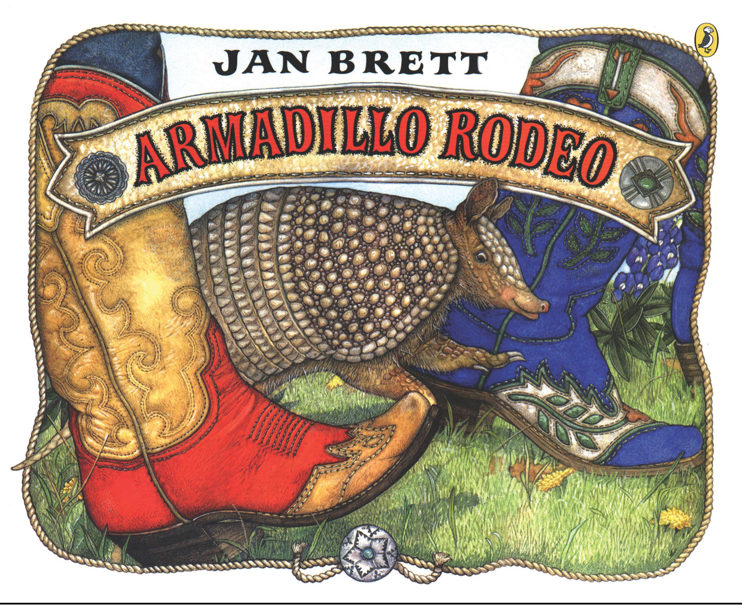 Armadillo Rodeo by Brett, Jan. ISBN 9780142401255.