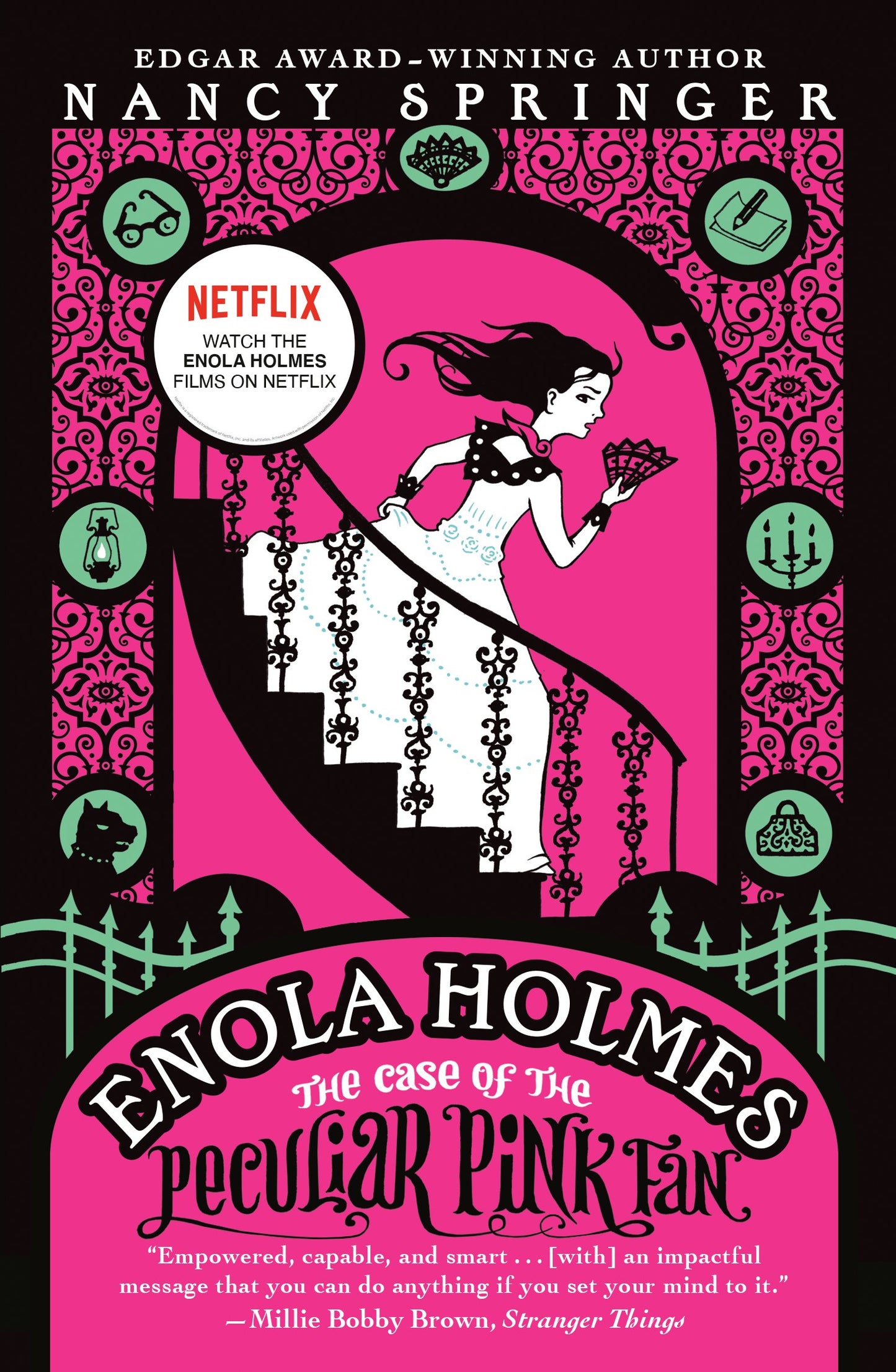 Enola Holmes: The Case of the Peculiar Pink Fan by Springer, Nancy. ISBN 9780142415177.