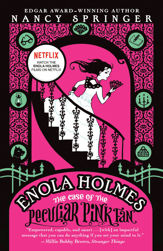 Enola Holmes: The Case of the Peculiar Pink Fan by Springer, Nancy. ISBN 9780142415177.
