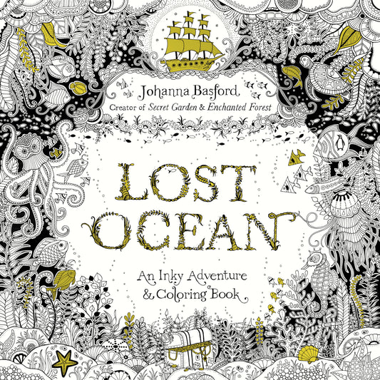 Lost Ocean: An Inky Adventure and Coloring Book for Adults by Basford, Johanna. ISBN 9780143108993.