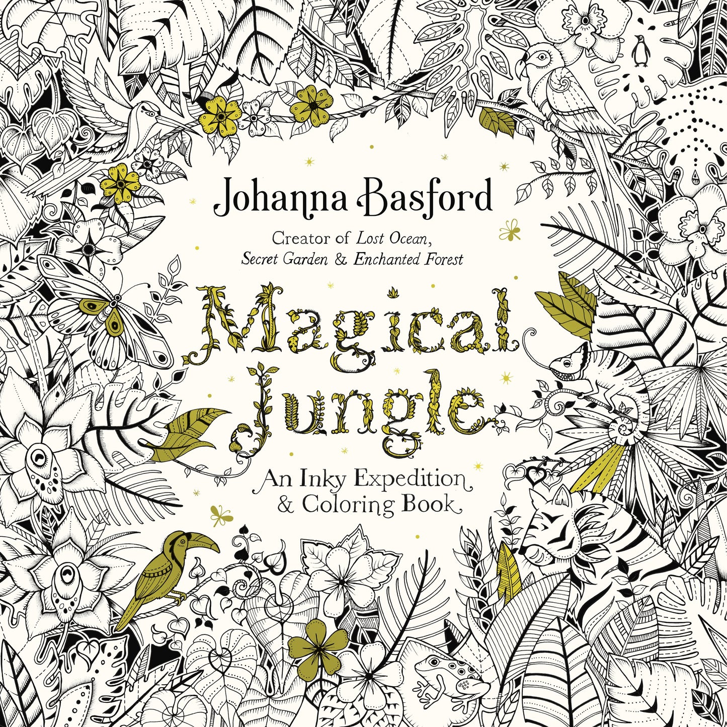 Magical Jungle: An Inky Expedition and Coloring Book for Adults by Basford, Johanna. ISBN 9780143109006.