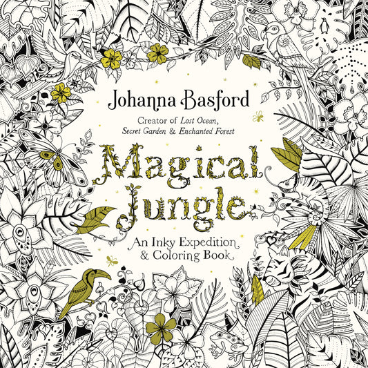 Magical Jungle: An Inky Expedition and Coloring Book for Adults by Basford, Johanna. ISBN 9780143109006.
