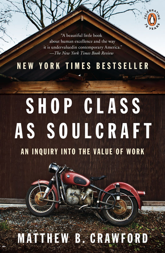Shop Class as Soulcraft: An Inquiry Into the Value of Work by Crawford, Matthew B.. ISBN 9780143117469.