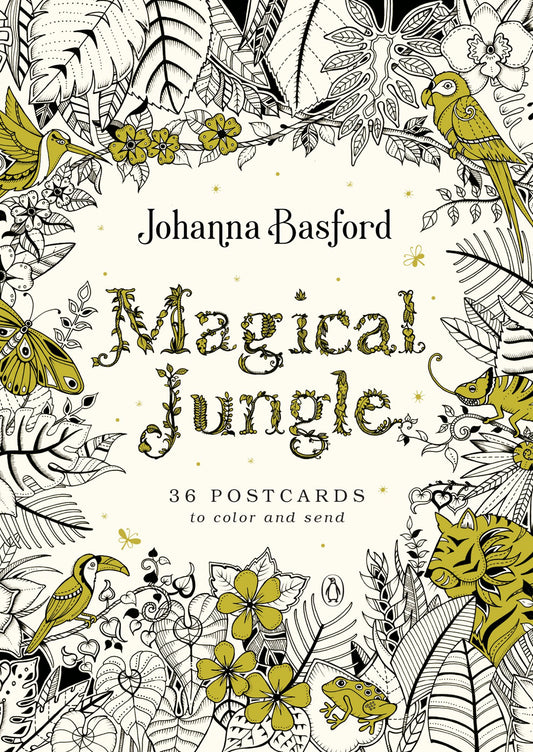 Magical Jungle: 36 Postcards to Color and Send by Basford, Johanna. ISBN 9780143131120.