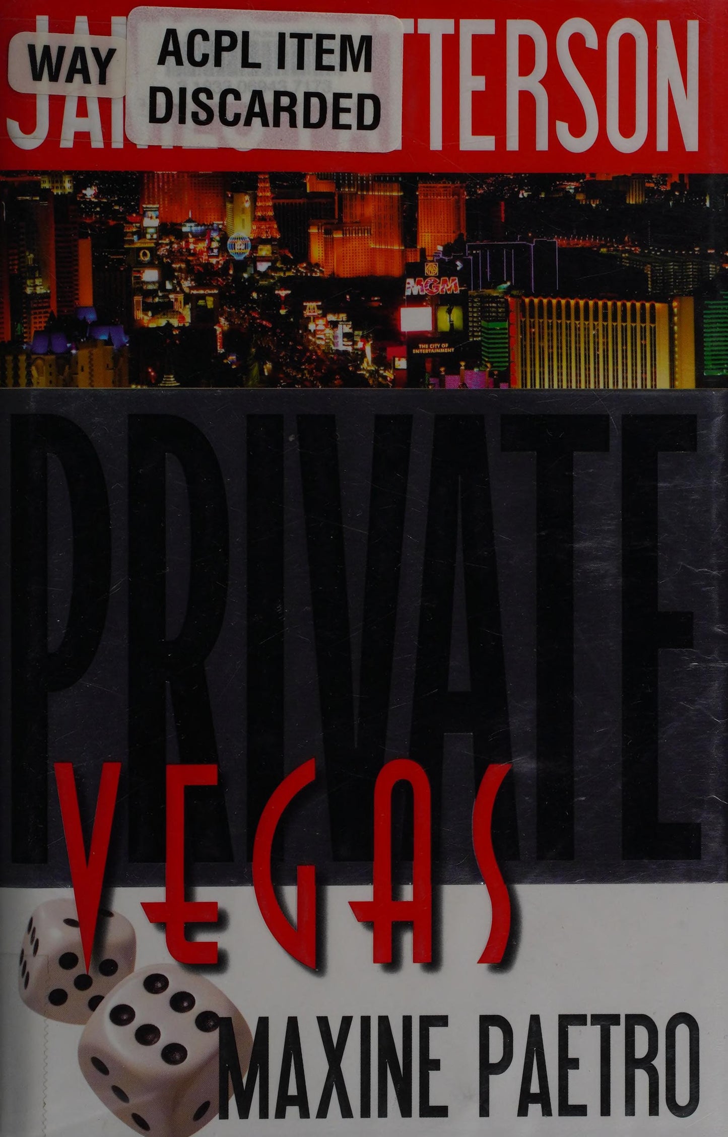 Private Vegas by Patterson, James. ISBN 9780316211154.