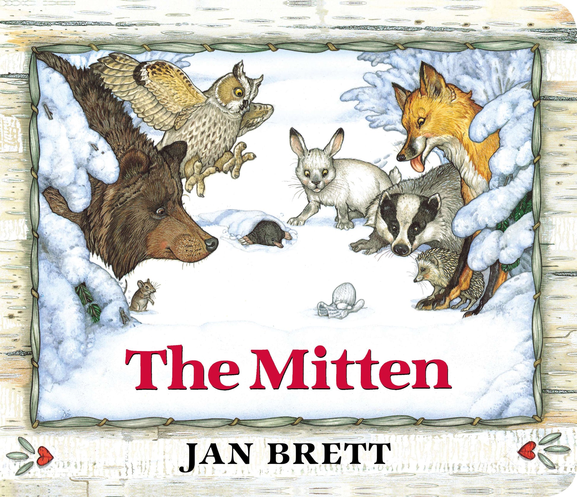 The Mitten (Oversized Lap Board Book) by Brett, Jan. ISBN 9780399169816.