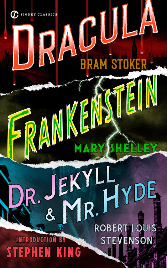 Frankenstein, Dracula, Dr. Jekyll and Mr. Hyde by Shelley, Mary. ISBN 9780451523631.