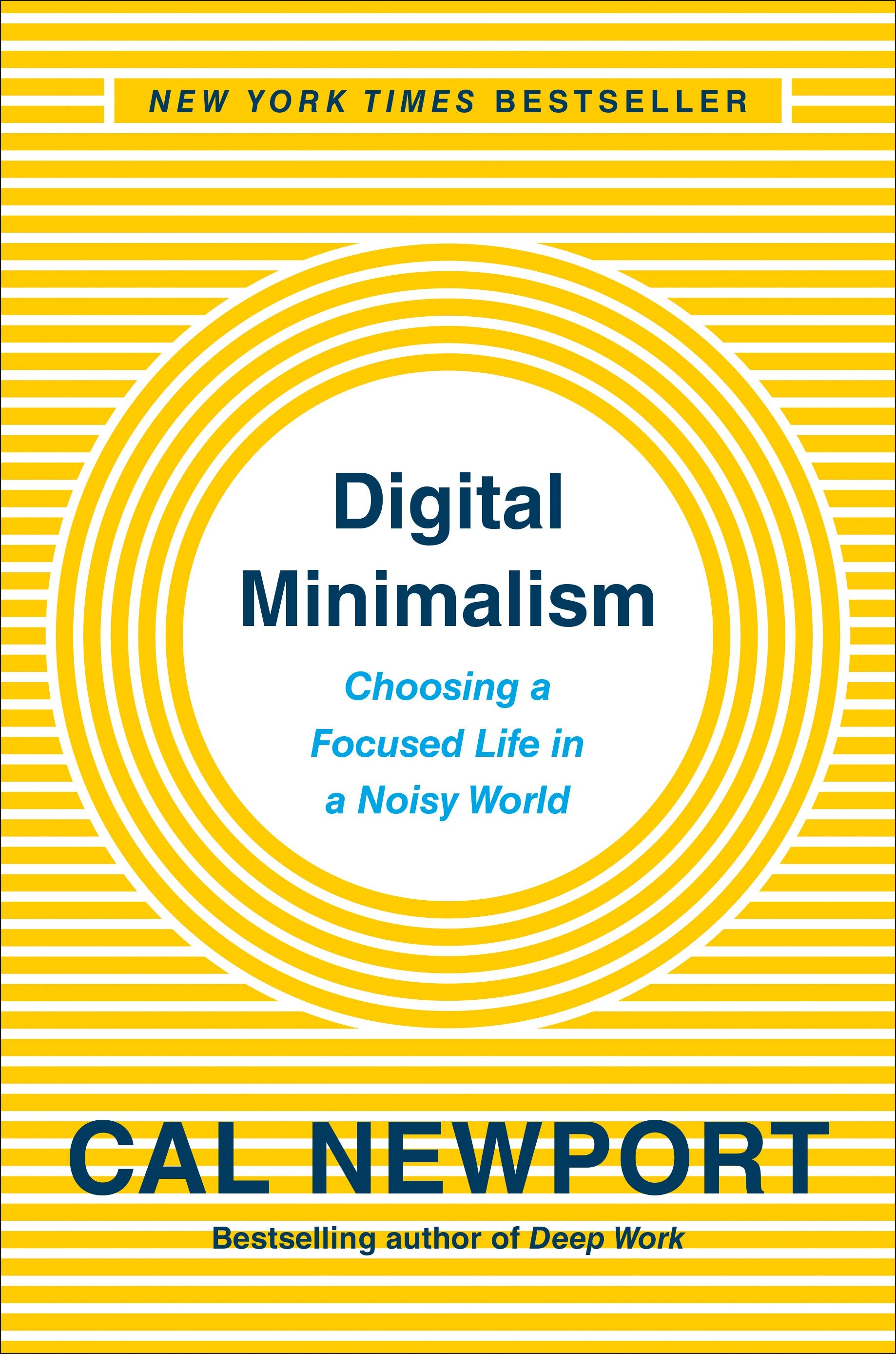 Digital Minimalism: Choosing a Focused Life in a Noisy World by Newport, Cal. ISBN 9780525536512.